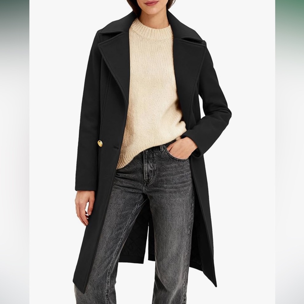 Elegant Black Women's Coat
